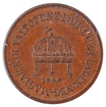 1894. 1f Cu minipénz ... 