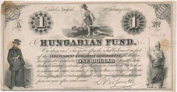 1852. 1$ A Kossuth ... 