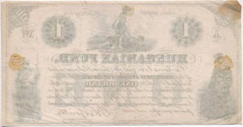 1852. 1$ A Kossuth bankó sorszámozott ... 