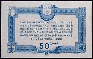 Franciaország / Aveyron 1917. 50c T:III- ... 