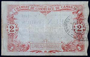 Franciaország / Cambrai 1914. 2Fr ... 
