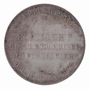 Német Államok / Frankfurt 1859. Tallér Ag ... 