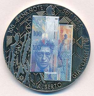 Svájc DN 100.-banknote ... 