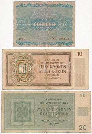 Vegyes: Ausztria 1922.100K + Német Harmadik ... 