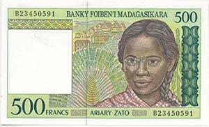 Madagaszkár 1994. 500Fr ... 