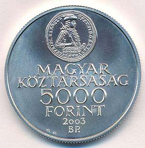 2003. 5000Ft Ag Rákóczi szabadságharc ... 