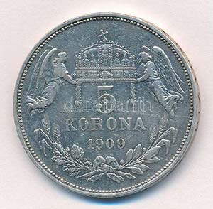 1909KB 5K Ag Ferenc József T:2- k. Adamo ... 