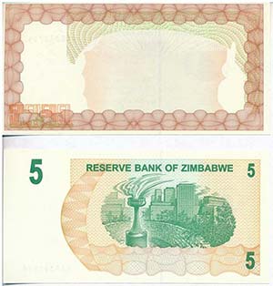 Zimbabwe 2003. 20.000D + 2006. 5D T:I ... 