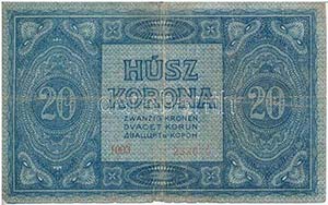 1919. 20K T:III-  Hungary 1919. 20 Korona ... 