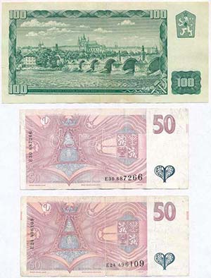 Csehszlovákia 1961. 100K + 1970. 20K + ... 