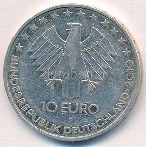 Németország 2010D 10E Ag 175 éves a ... 