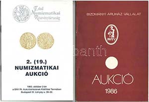 5db-os BÁV numizmatikai aukciós árverési ... 