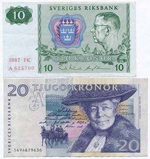 Svédország 1987. 10K + ... 