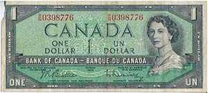 Kanada 1954. 1$ T:III- ... 