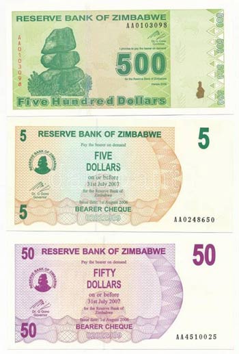 Zimbabwe 2006. 5D + 10D ... 
