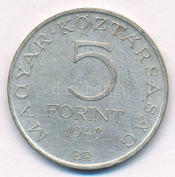 1948. 5Ft Ag Petőfi T:1- Adamo EM1