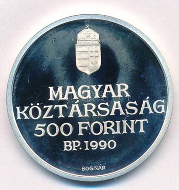 1990. 500Ft Ag Kölcsey Ferenc T:PP ... 