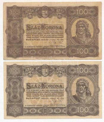 1923. 100K Magyar ... 