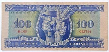 1946. 100Ft T:III Hungary 1946. 100 Forint ... 