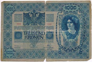 1902. 1000K piros Deutschösterreich ... 