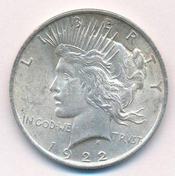Amerikai Egyesült Államok 1922. 1$ Ag ... 
