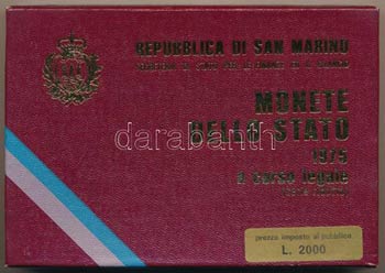 San Marino 1975. 1L-20L ... 