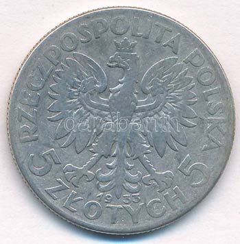 Lengyelország 1933. 5Zl ... 