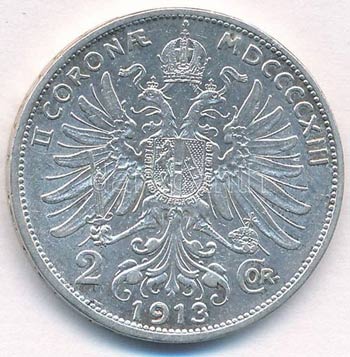 Ausztria 1913. 2K Ag Ferenc József T:1-,2 ... 