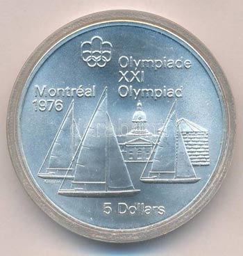 Kanada 1973. 5$ Ag ... 