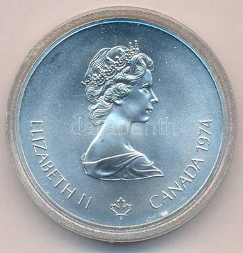 Kanada 1974. 5$ Ag Montreali olimpia - ... 