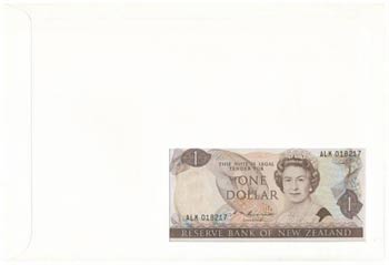Új-Zéland 1985-1989. 1$ borítékban, ... 