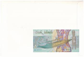 Cook-szigetek 1987. 3$ felbélyegzett ... 