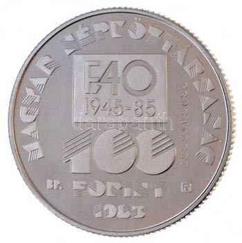 1985. 100Ft Cu-Ni FAO IV. jelzett ... 