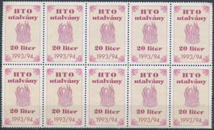 1993-1994. HTO (Háztartási Tüzelőolaj) ... 
