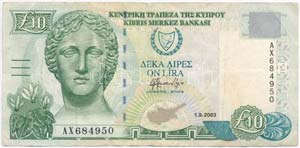 Ciprus 2003. 10Ł ... 