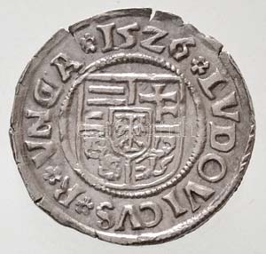 1526K-A Denár Ag II. Lajos (0,52g) T:1-,2 ... 