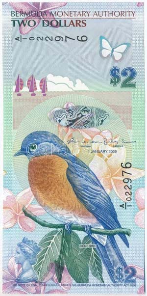 Bermuda 2009. 2$ T:I- ... 