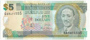 Barbados 2007. 5$ T:I,I- ... 