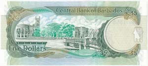 Barbados 2007. 5$ T:I,I- Barbados 2007. 5 ... 