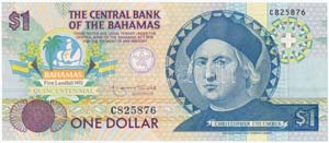 Bahamák 1992. 1$ ... 