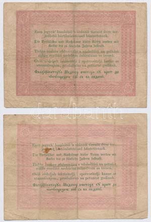 1848. 5Ft Kossuth bankó (2x) egyik ... 