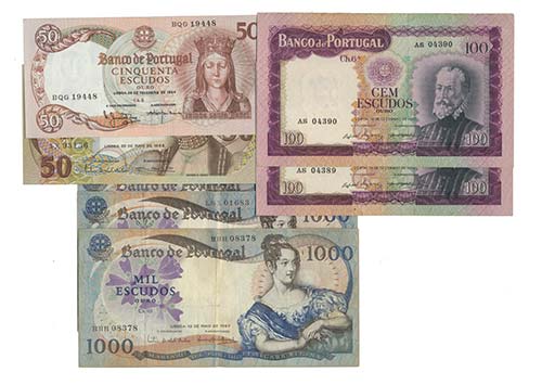 Paper Money - Portugal 7 expl. ... 