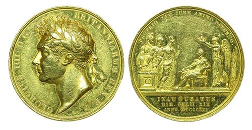 Medal - Georgius IIII 1821, RARE   ... 