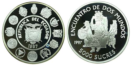 Ecuador - 5000 Sucres 1997         ... 