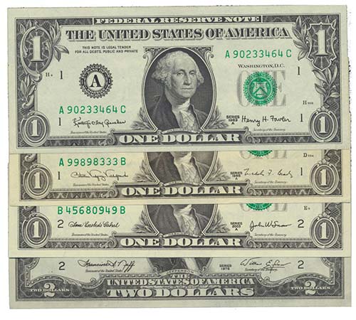Paper Money - United States 4 ... 