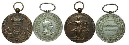 Medal - 2 expl. Nd-1910            ... 