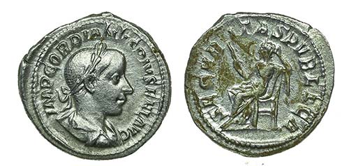Gordian III - Denarius nd          ... 