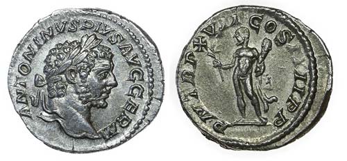 Roman Empire - Caracala - Denarius ... 