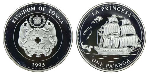Tonga - Paanga 1993               ... 