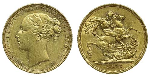 Australia - Sovereign 1873 M       ... 